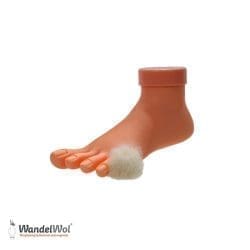Alpakawolle Walking Wool Foot Small Toe Schafe fettfrei