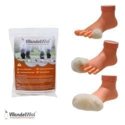 Lanolinfreie Alpakawolle für Schuhe und Füße