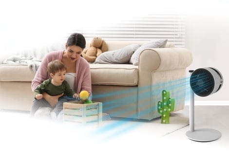 BONECO AirShower fan F 120 height 50cm with 3 speeds