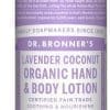 Dr. Bronner Bio Hand- und Körperlotion Lavendel-Kokosnuss 240ml