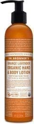 Dr Bronner Bio Hand & Body Lotion Orange Lavender 240ml