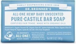 Savon Dr Bronner neutre doux bébé non parfumé