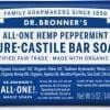 Dr Bronner zeep pepermunt