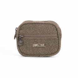Hemp Mini Wallet Khaki Green Sativa