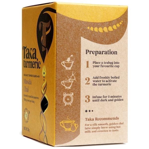 Kurkuma Golden Chai Masala Thee Taka Turmeric