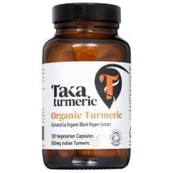 Taka Turmeric Curcuma Capsules With Black Pepper Extract BIO 120 Pcs