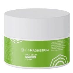 Crème pour les pieds au magnésium Urée Arbre à thé Menthe poivrée OsiMagnesium 100ml