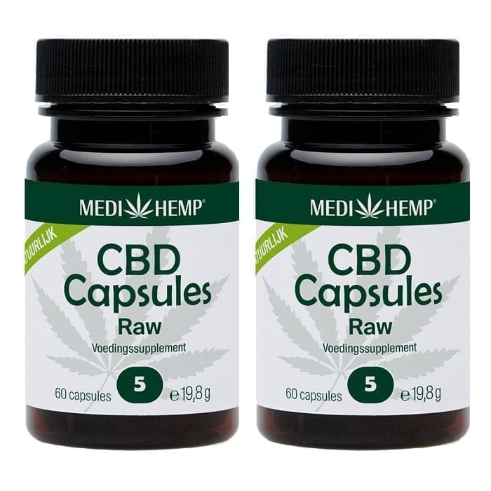 MediHemp CBD Capsules Raw procent CBD Voordeelpakket x Stuks