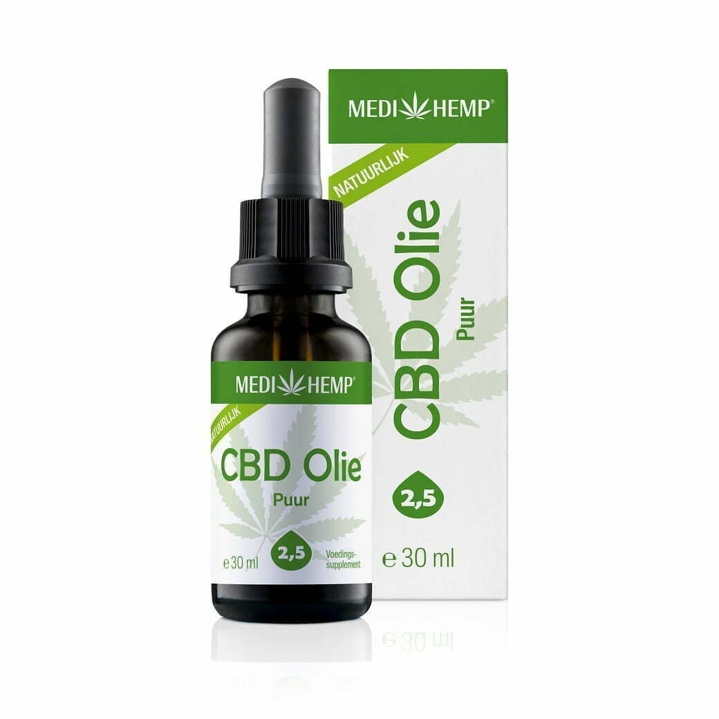MediHemp CBD Oil Pure 2.5% CBD 30ml - Image 2