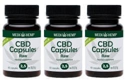 Medihemp CBD Capsules 2.5% offer with discount 3 times 60 pieces