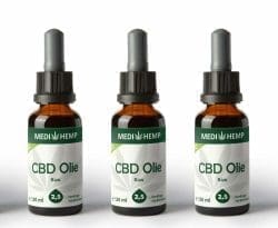 Medihemp CBD oil raw offre pourcent CBD x ml
