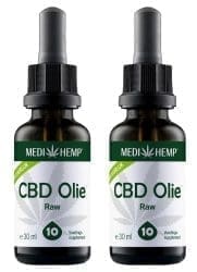 MediHemp CBD Oil Raw 10% 30ml Advantage Pack 2 Pieces