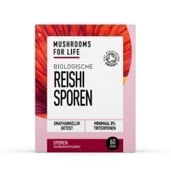 Mushrooms for Life Reishi Sporen Poeder Bio 60 gram