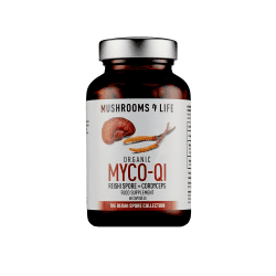 Myco-Qi Capsules Mushrooms4Life Organic Reishi Spores and Cordyceps