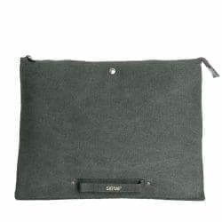 Sativa Bags Hemp Laptop Sleeve Grey S