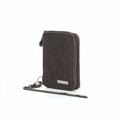 Sativa Bags Hemp Wallet with Security Chain Grey PS 23