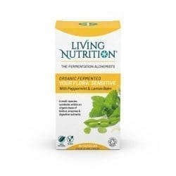 Sensitive Your Flora Living Nutrition Fermented Peppermint Lemon Balm 60 Capsules