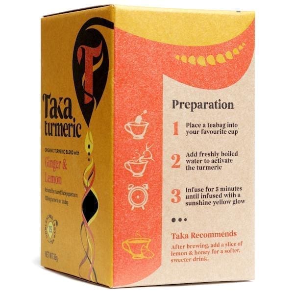 Taka Kurkuma Kurkuma Zitrone Goldener Ingwer Tee