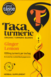 Taka Turmeric Kurkuma Golden Gember Citroen Thee zakjes lemon ginger tea bags