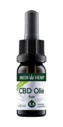 Wedihemp cbd olie raw 2 5 procent 10ml
