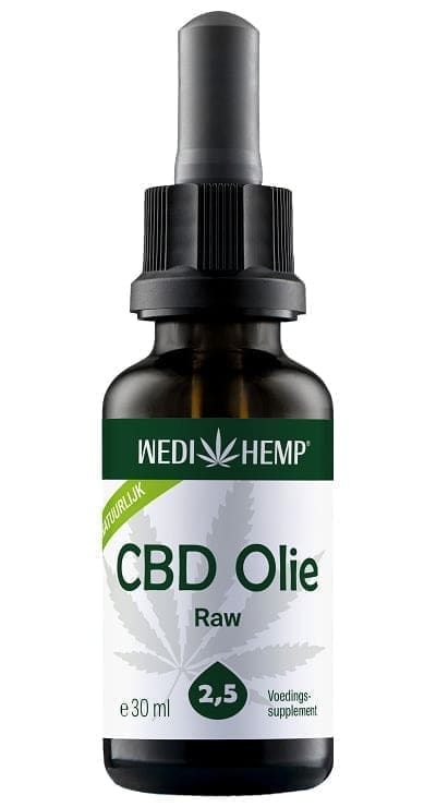 Wedihemp cbd oil raw 2 5 per cent 30ml