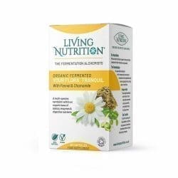 Your Flora Tranquil Fermented Fennel Chamomile BIO 60 Capsules Living Nutrition