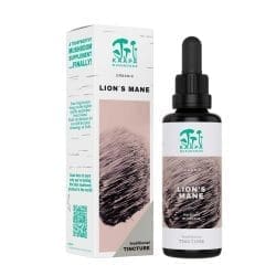 lions mane extract bio kaapa mushrooms 50ml mushroom tincture pipette bottle