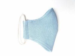 masque de protection bleu clair