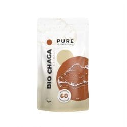 Bio Chaga Capsules Paddenstoelextract BIO 60 Stuks - Puur Paddenstoelsupplement