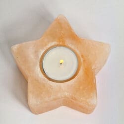 Esspo Photophore en Sel de l’Himalaya Forme Étoile 800g